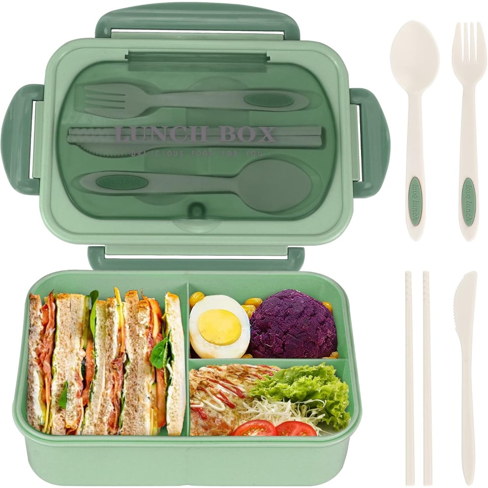 Food Snacks Box - Marmita Bento de 1200ML para Adultos,