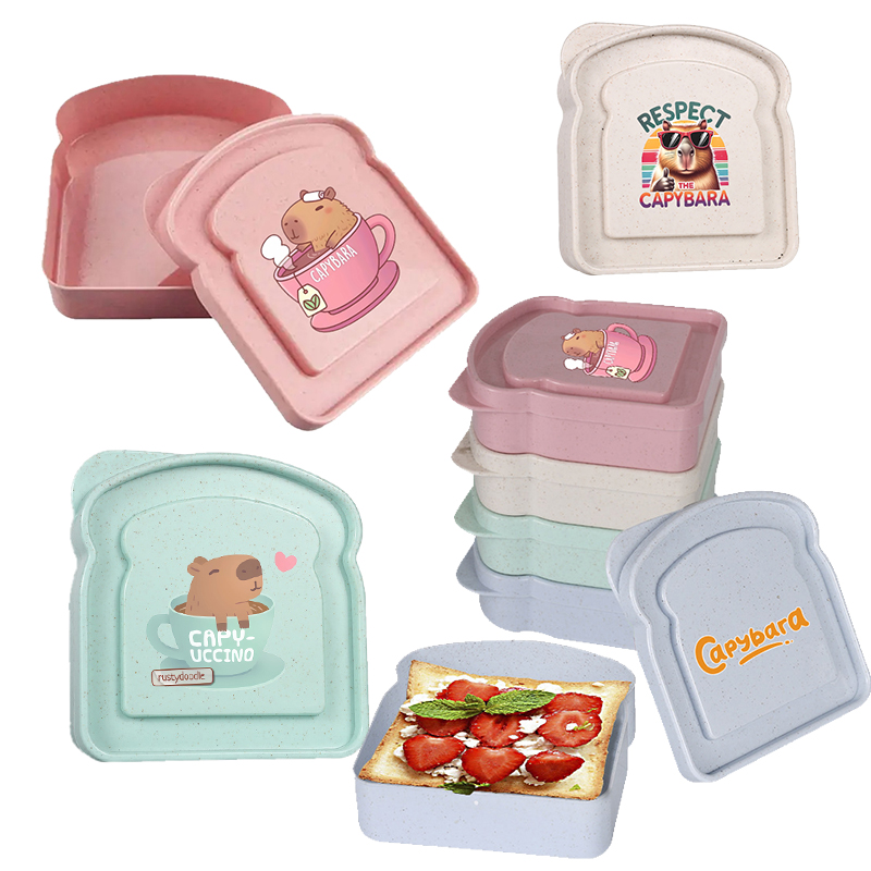 Food Snacks Box - Capivara sanduíche caixa de armazenamento de