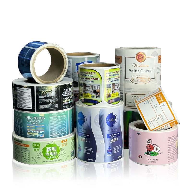 Food Snacks Label - Etiquetas adesivas personalizadas para decoração de