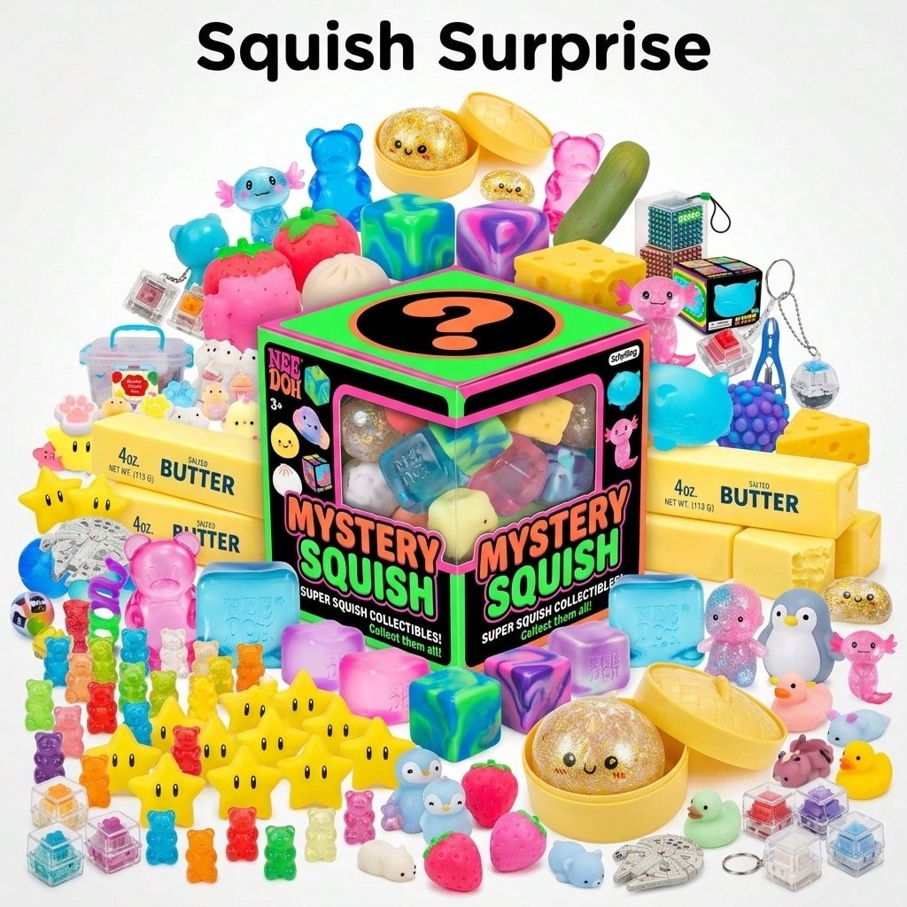 Food And Snacks - Caixa Surpresa - Brinquedos Squishy de