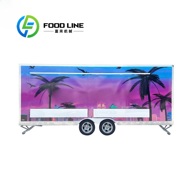 Food Energy Snacks - Reboque compacto de comida de rua