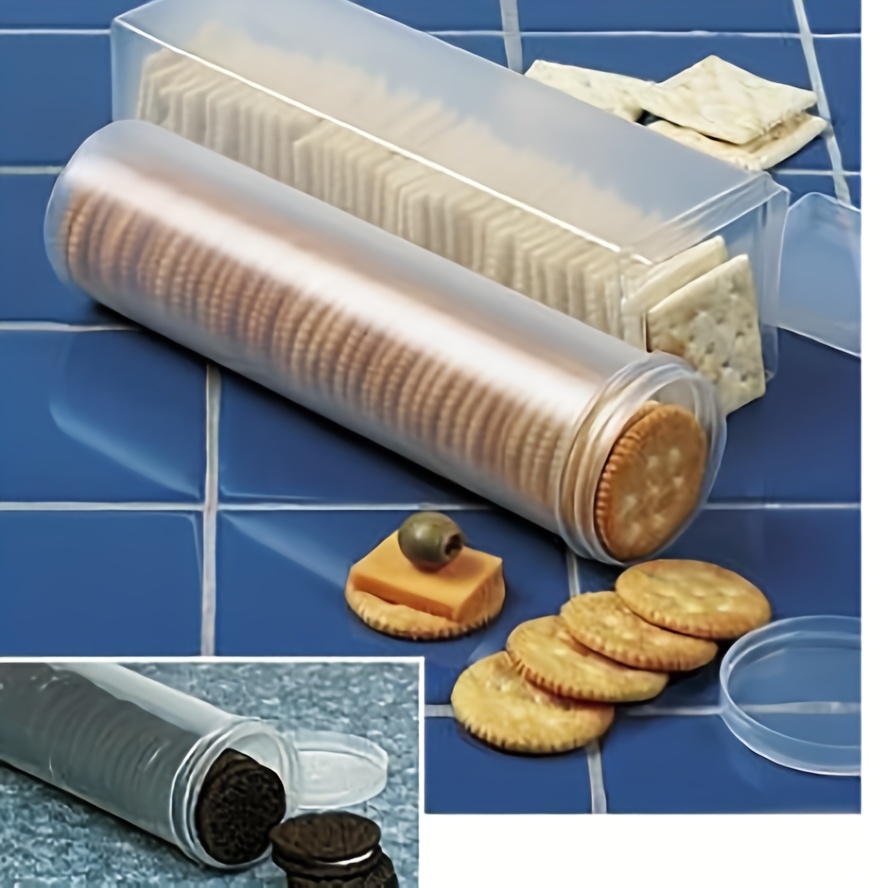 Food Snacks Box - Recipiente Retangular Transparente Selado para Armazenamento