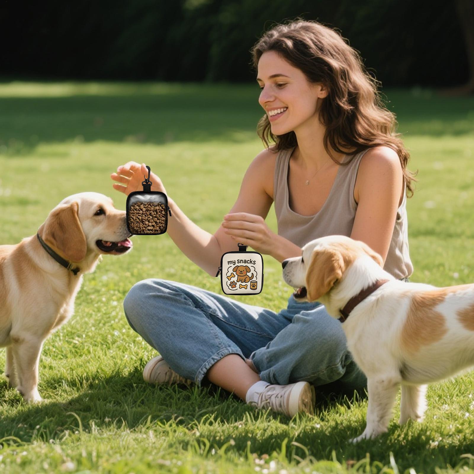 Food Snacks For Hiking - Bolsa Portátil para Petiscos de Cães,