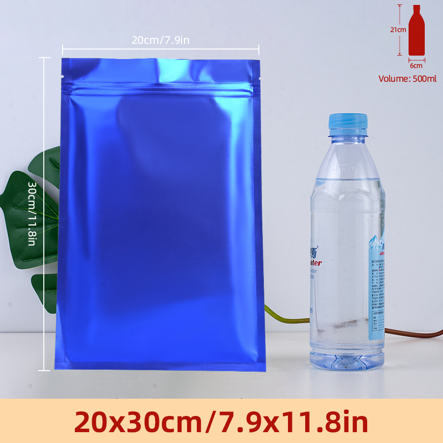 Food And Snacks - 100 unidades de bolsas com zíper