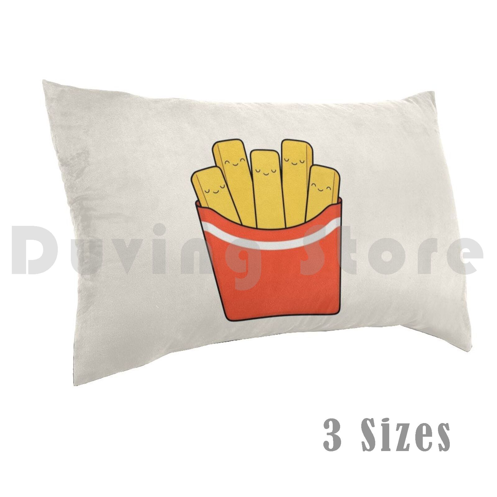 Yummy Food Snacks - Melhores batatas fritas fronha 20*30 Polegada