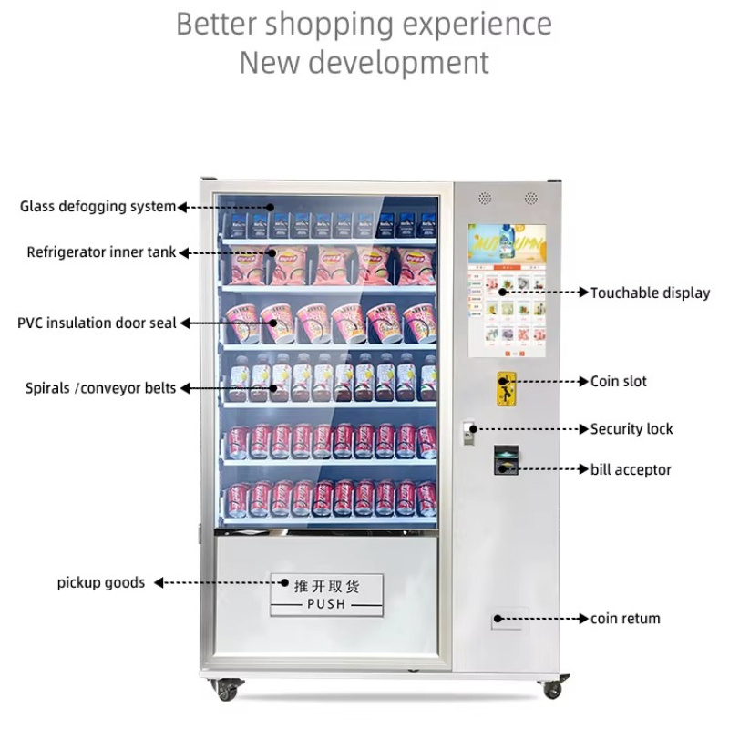 Máquina de Venda Automática Pe - Food Snacks Items avaliação e preço