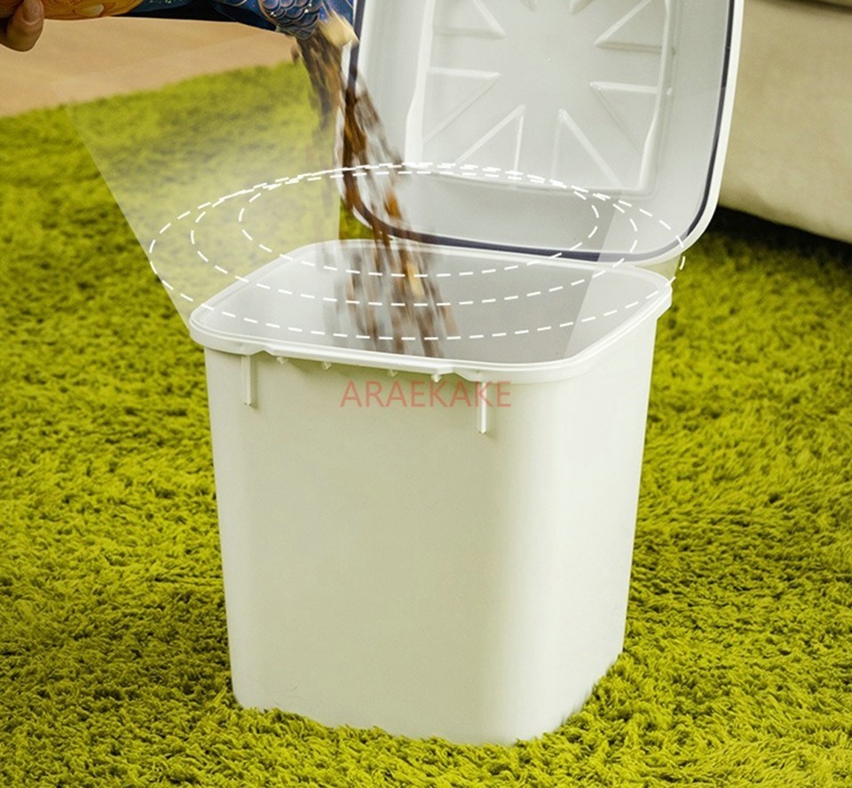 Balde de comida para gatos, ar - Food Snacks Items avaliação e preço