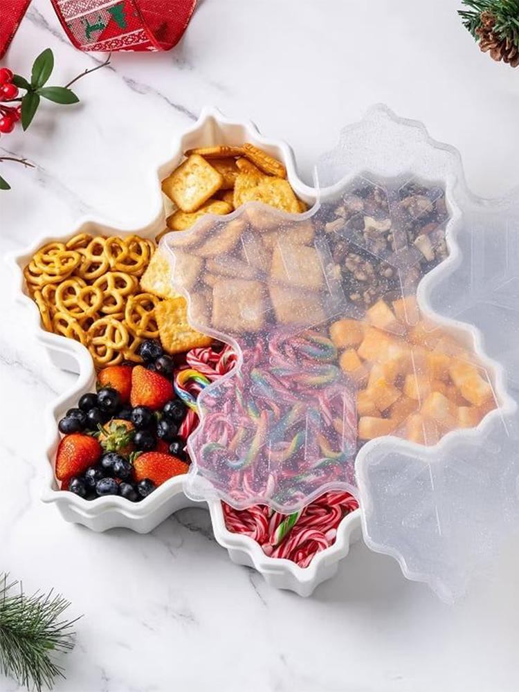 Bandeja de lanche portátil org - Food Snacks Box avaliação e preço