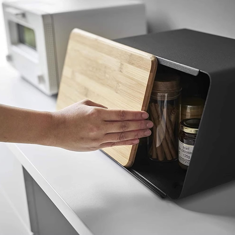 Caixa de pão de bambu para arm - Food Snacks Box avaliação e preço