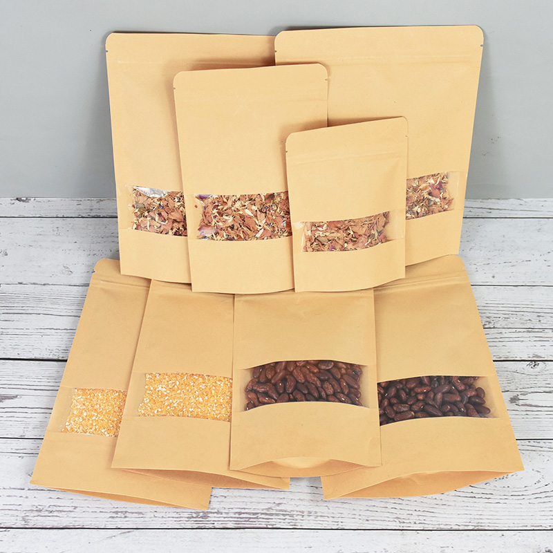 20/50 pçs sacos de papel kraft - Food Z avaliação e preço