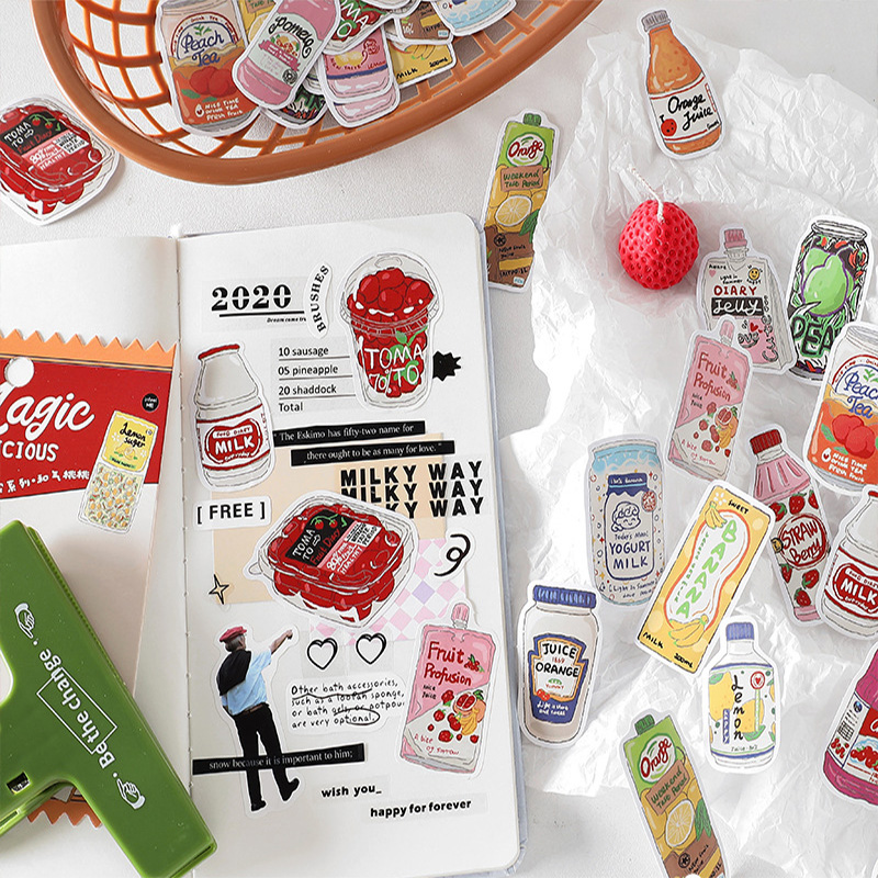 Adesivos de Comida Fofos, Rótu - Food Snacks Label avaliação e preço
