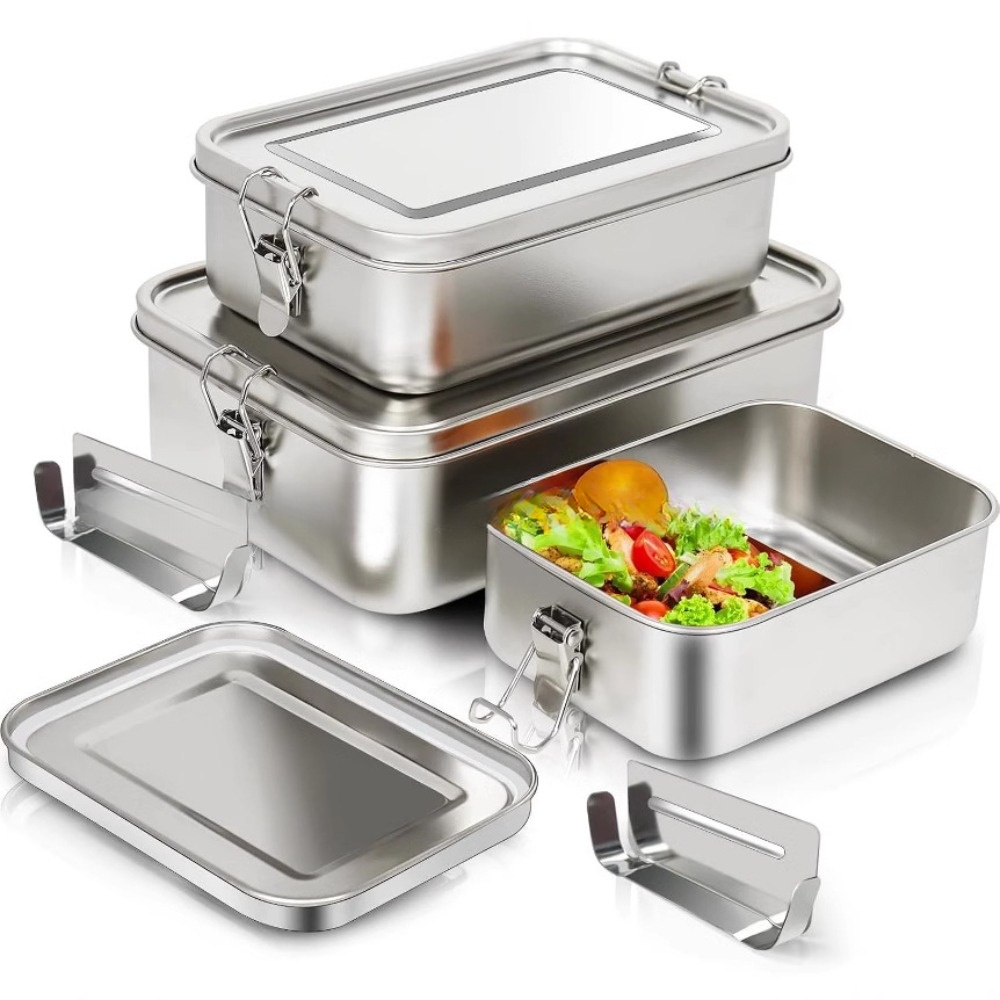 Caixa bento de aço inoxidável, - Food Snacks Box avaliação e preço